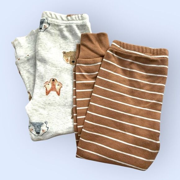 Carters 4 Pc Pajama Set — Woodland Creatures - Picture 4 of 9